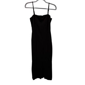 Wayf Black Midi Dress